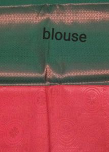 new copper silk saree with Blouse piece