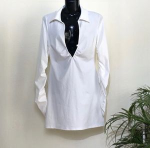 Mango Cut Out Shirt Style Dress
