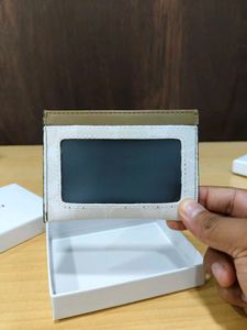 Coach Lip Card Case Signature Canvas