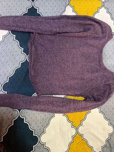 Purple Long Sleeve Top