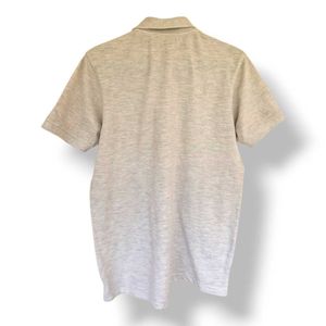 Men's Grey Casual Polo T-shirt