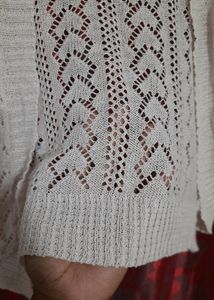 White Knitted Shrug