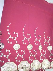 Bridal Dress Material. Full Sequias Work.