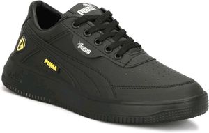 Men’s Lightweight Comfortable Laceup Black Sneake