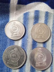 Srilankan 1,2,5&amp;10 Rupee Coin For Collection
