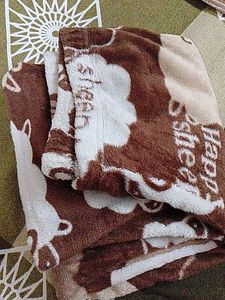 Brown Colour Some Cute Print Winter Bottom Pants