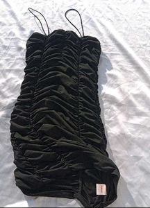 Brand New (Urbanic) Black Bodycon Ruched Dress