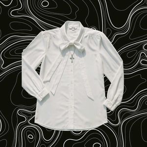 Vintage Bow Shirt/ Top