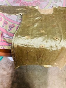 Elegant Gold Ethnic Kurta