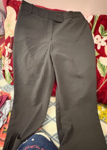 Gray Straight Leg Pants