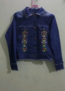 Embroidered Denim Jacket