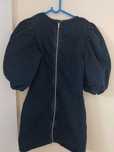 Zara Denim Dress Nwot