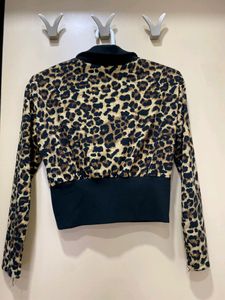 Cheetah Print Crop Top