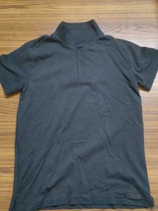 Dark Grey Polo T-Shirt