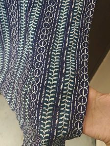 Blue daily wear kurti