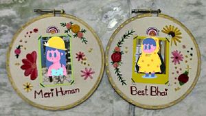 Customized Embroidery Hoops..✨♥️