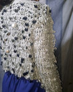 Crocheted Mermaid Jacket Sweater