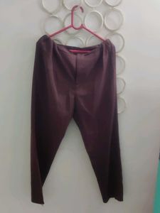 Brown Casual Pants