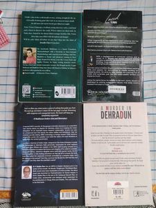 Thriller Fiction Novel book bundle- set of 4