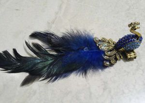 Blue 🦚 colur peacock hand ring with its original