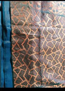 Elegant Blue Soft  Silk Saree