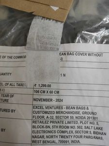 Solimo Bean Bag cover