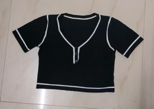 Black Crop Top