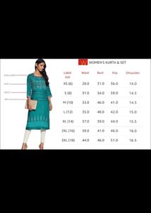 XXL Branded Peach Embroidered Kurta