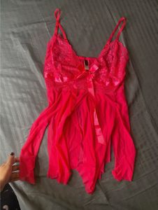Hot Pink Babydoll Lingerie