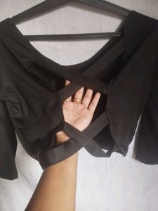 Black Crop Top