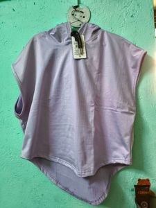 Lavender Sleeveless Hoodie