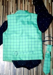 Boys' Formal Shirt &amp; Waistcoat Set