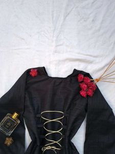 Corset black elegant kurti🖤