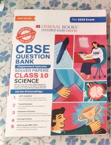 Oswaal CBSE Class 10 Science Question bank