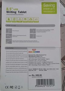 8.5&#34; LCD Writing Tablet