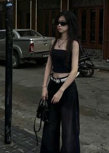 Pintresty 🎀 Made In Korea Black Denim Pant