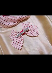 Combo Headband With Bow Clip