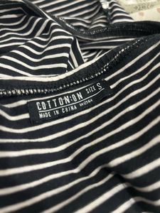 Stripped Off-Shoulder Top