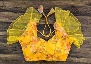 Designer Ruffle Sleeve Blouse