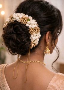 Artificial Jasmine Gajra Veni for Hair