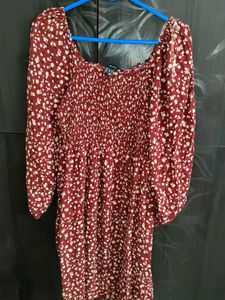 Floral Print Mini Dress