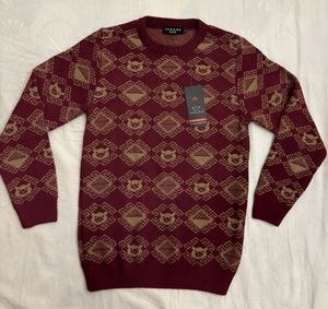 Patterned Knit Sweater