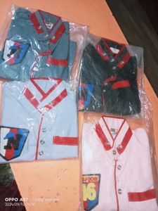 Boys Graphic Print Shirt And Formal Set