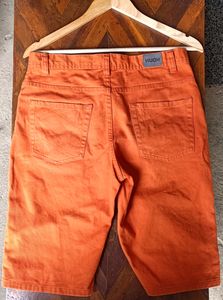 NUON Orange  Denim Shorts Size 28