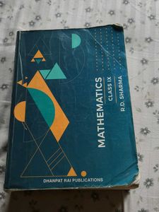 RD Sharma Mathematics Class IX