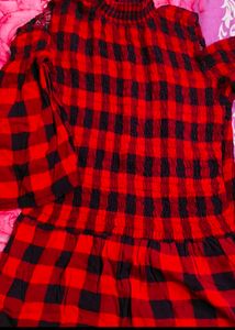 Red Stretchable Hot Top