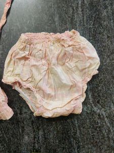 Cute Baby Pink Frock For 0-3M