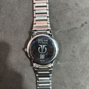 Titan Silver Watch