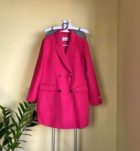 Hot Pink Overcoat/Blazer