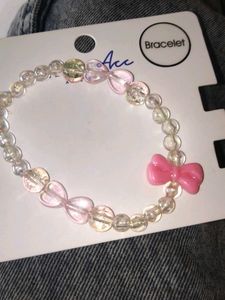 Beaded Bow Bracelet